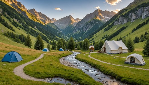 Panorama des solutions d hebergement disponibles en camping dans les hautes pyrenees